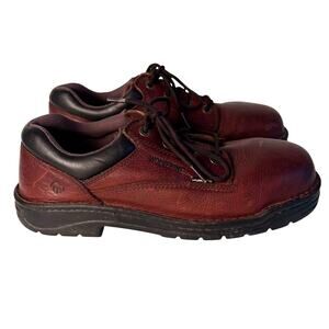 Wolverine Durashocks Shoes Mens sz 11 Brown Leather Steel Toe Work ASTM F2413-11
